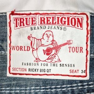 TRUE RELIGION - Ricky Big QT - Mens size 38x34